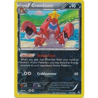Crawdaunt 92/160 XY Primal Clash Reverse Holo Rare Pokemon Card NEAR MINT TCG