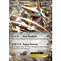 Aggron EX 93/160 XY Primal Clash Ultra Rare Holo Pokemon Card NEAR MINT TCG