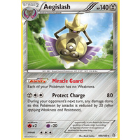 Aegislash 100/160 XY Primal Clash Rare Holo Pokemon Card NEAR MINT TCG