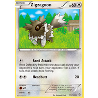 Zigzagoon 111/160 XY Primal Clash Common Pokemon Card NEAR MINT TCG
