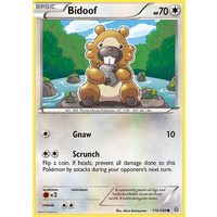 Bidoof 116/160 XY Primal Clash Common Pokemon Card NEAR MINT TCG