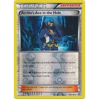 Archie's Ace in the Hole 124/160 XY Primal Clash Reverse Holo Uncommon Trainer Pokemon Card NEAR MINT TCG