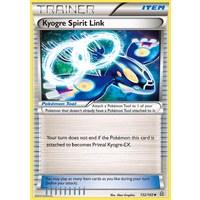 Kyogre Spirit Link 132/160 XY Primal Clash Uncommon Trainer Pokemon Card NEAR MINT TCG
