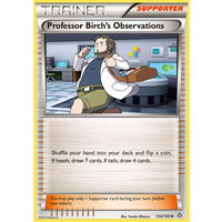 Proffesor Birch's Observations 134/160 XY Primal Clash Uncommon Trainer Pokemon Card NEAR MINT TCG