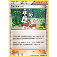 Teammates 141/160 XY Primal Clash Uncommon Trainer Pokemon Card NEAR MINT TCG