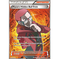 Maxie's Hidden Ball Trick 158/160 XY Primal Clash Ultra Rare Full Art Holo Pokemon Card NEAR MINT TCG
