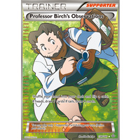 Proffesor Birch's Observations 159/160 XY Primal Clash Ultra Rare Full Art Holo Pokemon Card NEAR MINT TCG