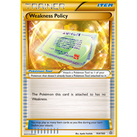 Weakness Policy 164/160 XY Primal Clash Secret Rare Full Art Holo Pokemon Card NEAR MINT TCG