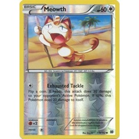 Meowth 114/162 XY Breakthrough Reverse Holo Common Pokemon Card MINT TCG