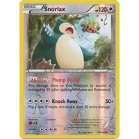 Snorlax 118/162 XY Breakthrough Reverse Holo Uncommon Pokemon Card MINT TCG
