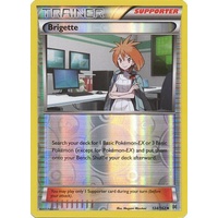 Brigette 134/162 XY Breakthrough Reverse Holo Uncommon Trainer Pokemon Card MINT TCG