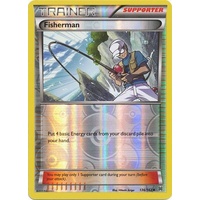 Fisherman 136/162 XY Breakthrough Reverse Holo Trainer Uncommon Pokemon Card MINT TCG