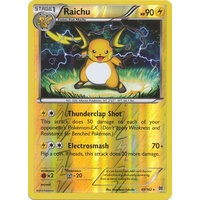 Raichu 49/162 XY Breakthrough Reverse Holo Rare Pokemon Card MINT TCG