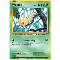 Weedle 5/108 XY Evolutions Common Pokemon Card NEAR MINT TCG