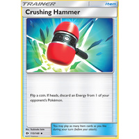 Crushing Hammer 115/149 SM Base Set Uncommon Trainer Pokemon Card NEAR MINT TCG