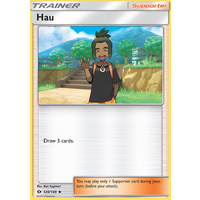 Hau 120/149 SM Base Set Uncommon Trainer Pokemon Card NEAR MINT TCG