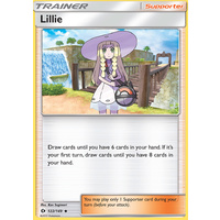 Lillie 122/149 SM Base Set Uncommon Trainer Pokemon Card NEAR MINT TCG