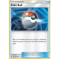 Poke Ball 125/149 SM Base Set Uncommon Trainer Pokemon Card NEAR MINT TCG