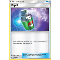 Repel 130/149 SM Base Set Uncommon Trainer Pokemon Card NEAR MINT TCG
