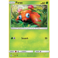 Paras 4/149 SM Base Set Common Pokemon Card NEAR MINT TCG