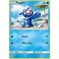 Popplio 39/149 SM Base Set Common Pokemon Card NEAR MINT TCG
