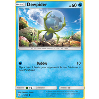 Dewpider 45/149 SM Base Set Common Pokemon Card NEAR MINT TCG