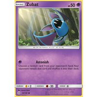 Zubat 54/149 SM Base Set Common Pokemon Card NEAR MINT TCG