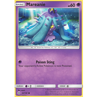 Mareanie 62/149 SM Base Set Common Pokemon Card NEAR MINT TCG