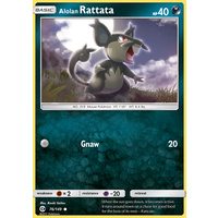 Alolan Rattata 76/149 SM Base Set Common Pokemon Card NEAR MINT TCG