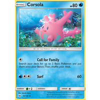 Corsola 36/149 SM Base Set Uncommon Pokemon Card NEAR MINT TCG