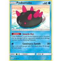 Pyukumuku 47/149 SM Base Set Uncommon Pokemon Card NEAR MINT TCG