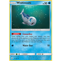 Wishiwashi 44/149 SM Base Set Uncommon Pokemon Card NEAR MINT TCG