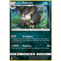 Alolan Raticate 77/149 SM Base Set Uncommon Pokemon Card NEAR MINT TCG