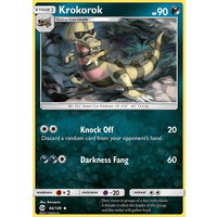 Krokorok 84/149 SM Base Set Uncommon Pokemon Card NEAR MINT TCG