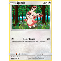 Spinda 102/149 SM Base Set Uncommon Pokemon Card NEAR MINT TCG