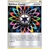 Rainbow Energy 137/149 SM Base Set Uncommon Pokemon Card NEAR MINT TCG