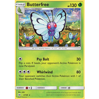 Butterfree 3/149 SM Base Set Rare Pokemon Card NEAR MINT TCG