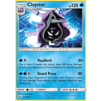 Cloyster 34/149 SM Base Set Rare Pokemon Card NEAR MINT TCG