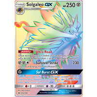 Solgaleo GX 155/149 SM Base Set Holo Full Art Hyper Rare Pokemon Card NEAR MINT TCG