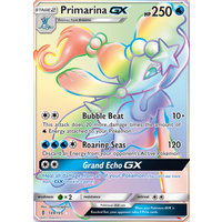 Primarina GX 149/145 SM Guardians Rising Hyper Rare Full Art Holo Pokemon Card