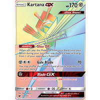 Kartana GX 117/111 SM Crimson Invasion Hyper Rare Full Holo Pokemon Card