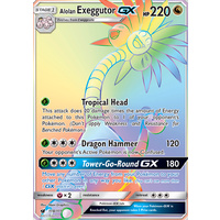 Alolan Exeggutor GX 118/111 SM Crimson Invasion Hyper Rare Holo Pokemon Card