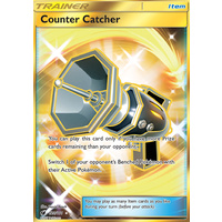 Counter Catcher 120/111 SM Crimson Invasion Secret Rare Full Holo Pokemon Card