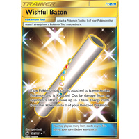 Wishful Baton 121/111 SM Crimson Invasion Secret Rare Full Art Holo Pokemon Card