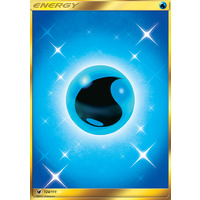 Water Energy 124/111 SM Crimson Invasion Secret Rare Full Art Holo Pokemon Card