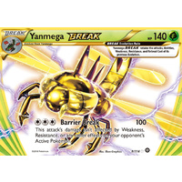 Yanmega Break 8/114 XY Steam Siege Holo Ultra Rare Pokemon Card NEAR MINT TCG