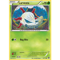 Larvesta 14/114 XY Steam Siege Common Pokemon Card NEAR MINT TCG