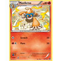 Monferno 19/114 XY Steam Siege Uncommon Pokemon Card NEAR MINT TCG