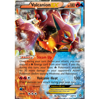 Volcanion EX 26/114 XY Steam Siege Holo Ultra Rare Pokemon Card NEAR MINT TCG