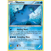 Mantine 27/114 XY Steam Siege Common Pokemon Card NEAR MINT TCG